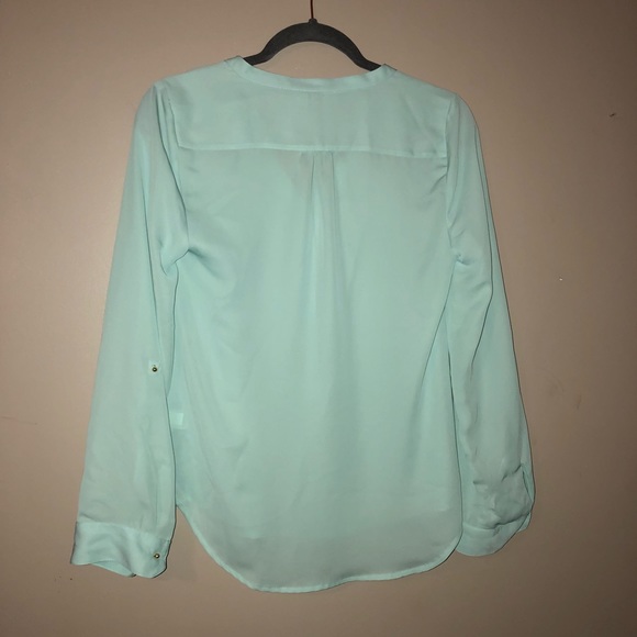 LC Lauren Conrad Mint Green Hi-Low Top•Small•NWT - Picture 5 of 8